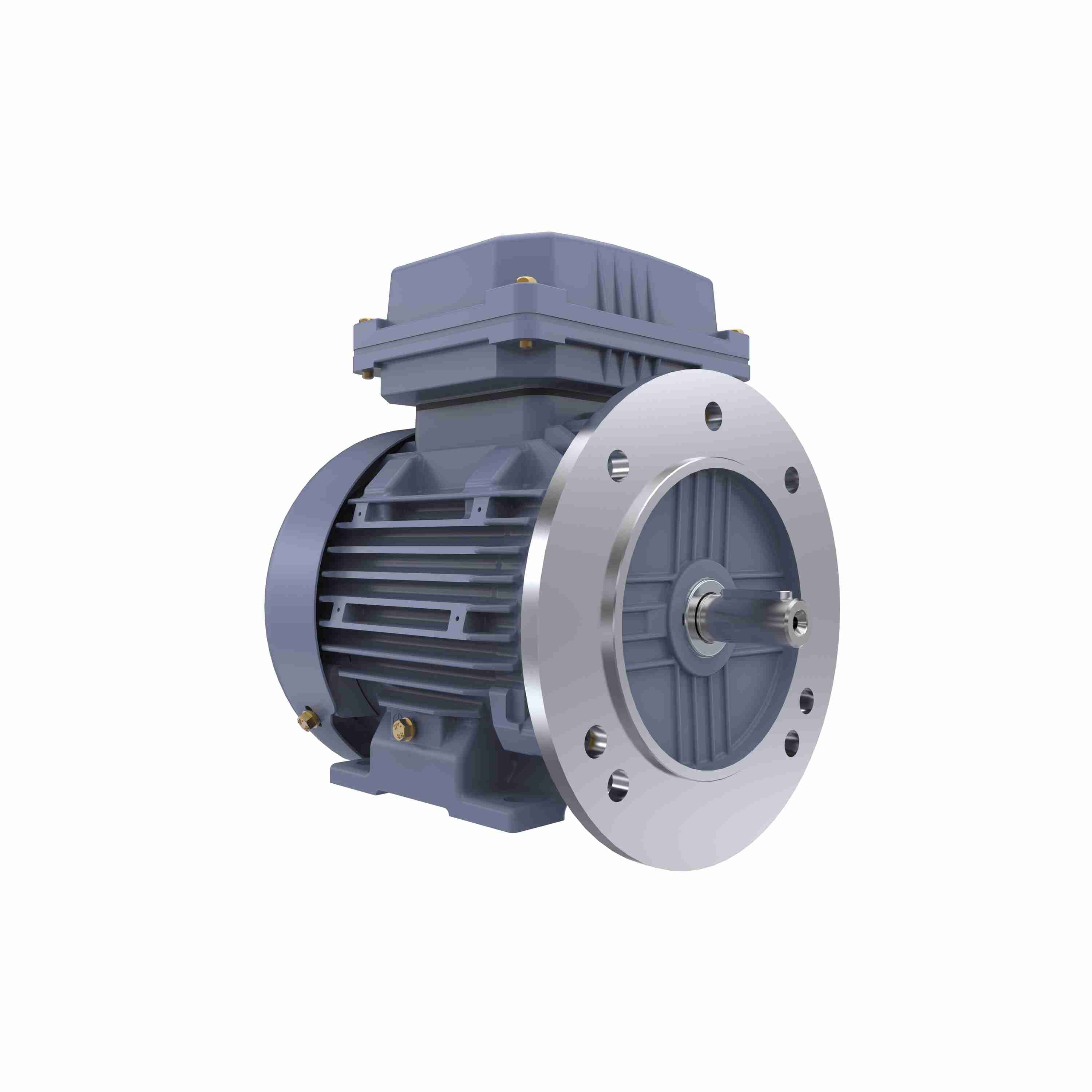 Marathon Electric Cast Iron Motor, 1.50 HP, 3 Ph, 50 Hz, 400 V, 3000 RPM, 80M Frame, TEFC
