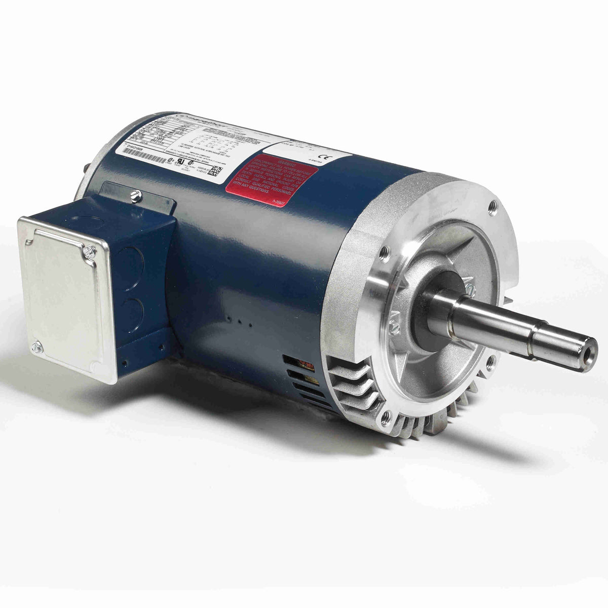 Marathon Electric Close-Coupled Pump Motor, 7.50 HP, 3 Ph, 60 Hz, 200 V, 1800 RPM, 213JMV Frame, DP