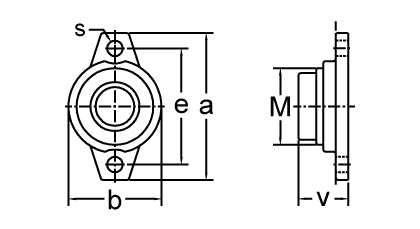 AMI KFL000C dimensional drawing