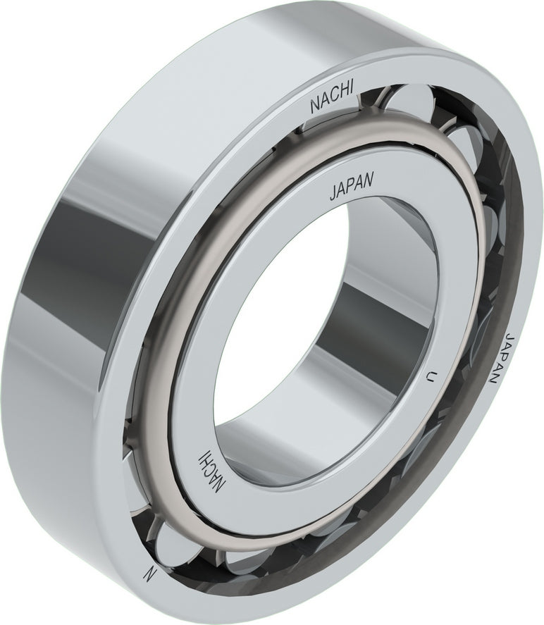 Nachi N210 Cylindrical Roller Bearing - Single Row with Steel Cage