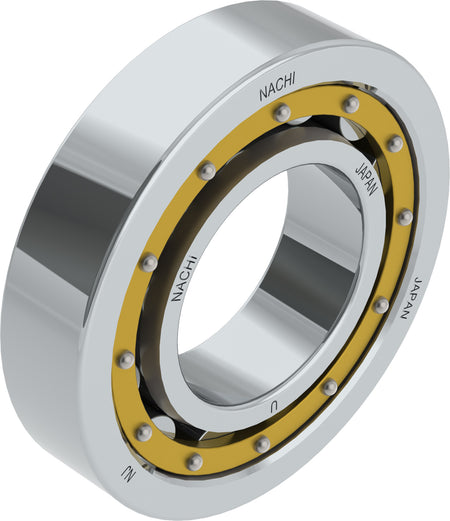 Nachi NJ315C3 Cylindrical Roller Bearing - Single Row with Steel Cage