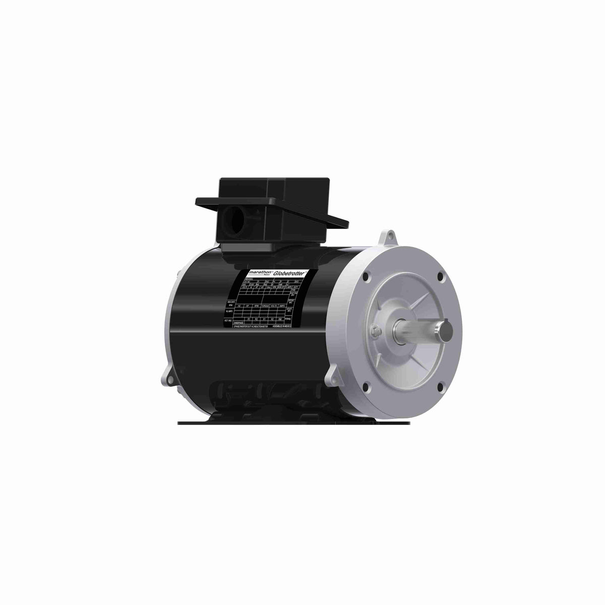 Marathon Electric Speed Ratio Motor, 1.50 HP, 3 Ph, 60 Hz, 230/460 V, 1800 RPM, 145TC Frame, TENV