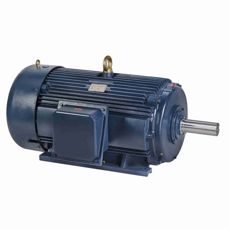 Marathon Electric Crusher Duty Motor, 100 & 75 HP, 3 Ph, 60 & 50 Hz, 460 & 380 V, 1200 & 1000 RPM, 444T Frame, TEFC