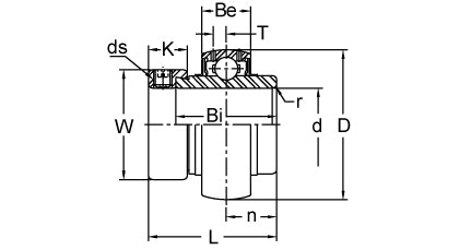 AMI UG310 dimensional drawing