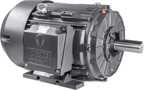 0.12 HP Three Phase TEFC Aluminum Electric Motor, 56B3 Frame, 1800 RPM, Premium Efficiency BL3-AL-TF-56B3-4-B-D-.12