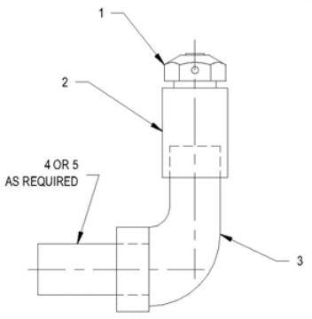 Dodge 904112 - Dodge - TA4-TA12 VERTICAL BREATHER KIT