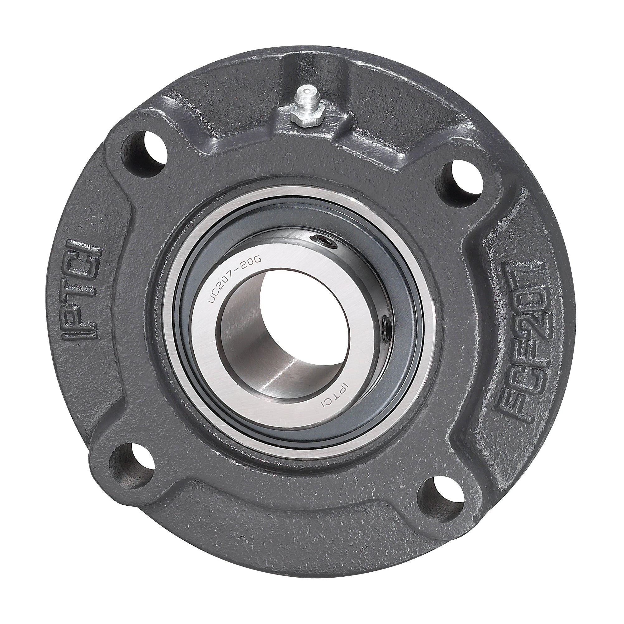 IPTCI UCFCF207-20 Piloted Flange Ball Bearing Mounted Units
